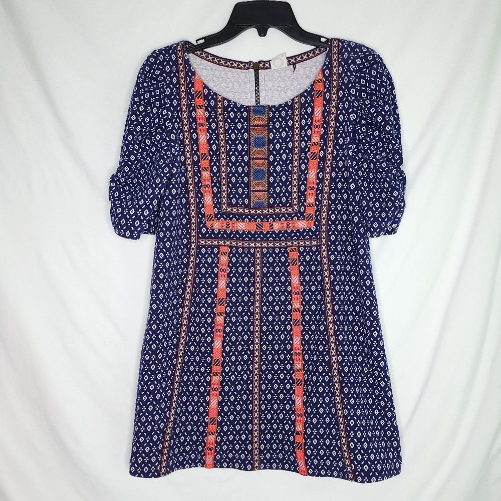 AKEMI & KIN Anthropologie Seva Embroidered Women's Tunic SMALL